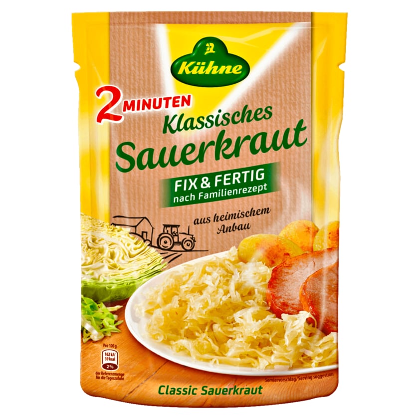 Kühne Sauerkraut Fix und Fertig klassisch 400g